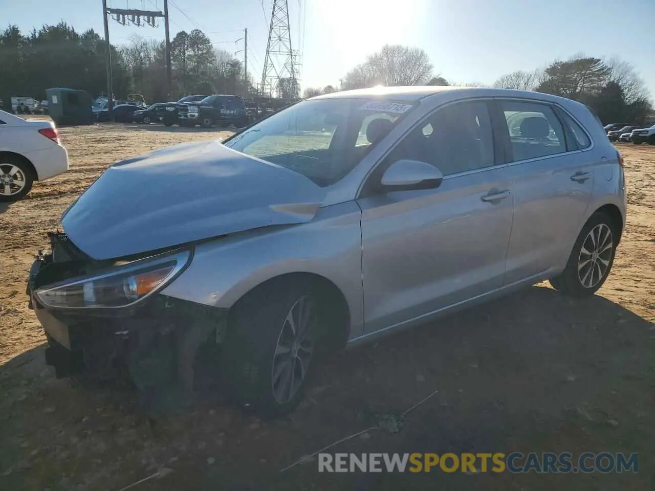 1 Photograph of a damaged car KMHH35LE1KU094735 HYUNDAI ELANTRA 2019