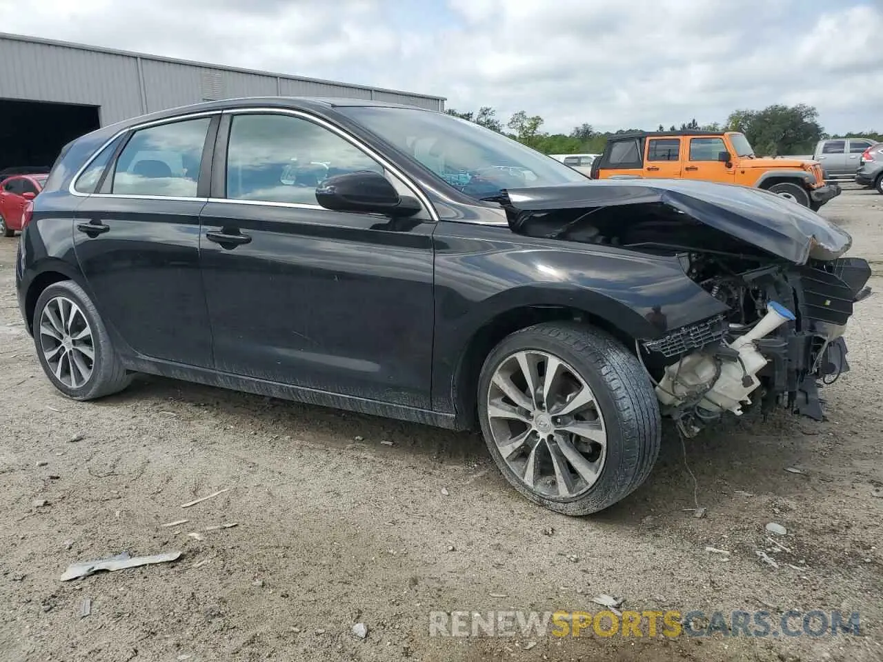 4 Photograph of a damaged car KMHH35LE2KU094601 HYUNDAI ELANTRA 2019