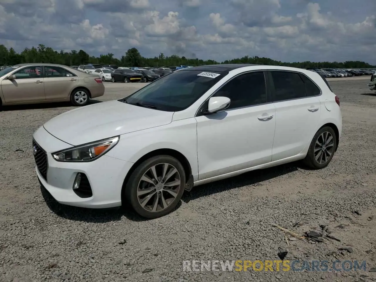 1 Photograph of a damaged car KMHH35LE4KU113505 HYUNDAI ELANTRA 2019