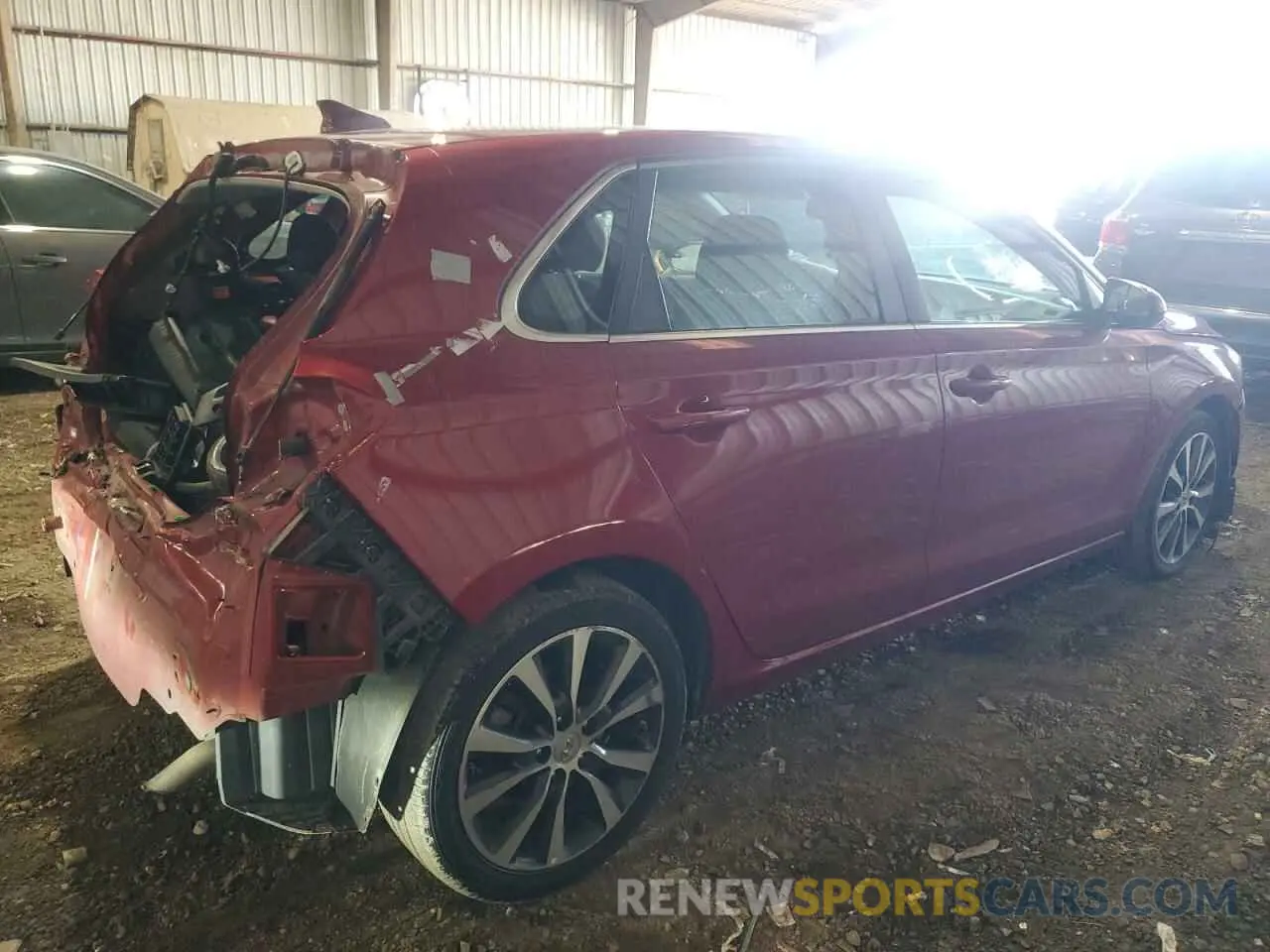 3 Photograph of a damaged car KMHH35LE5KU094530 HYUNDAI ELANTRA 2019