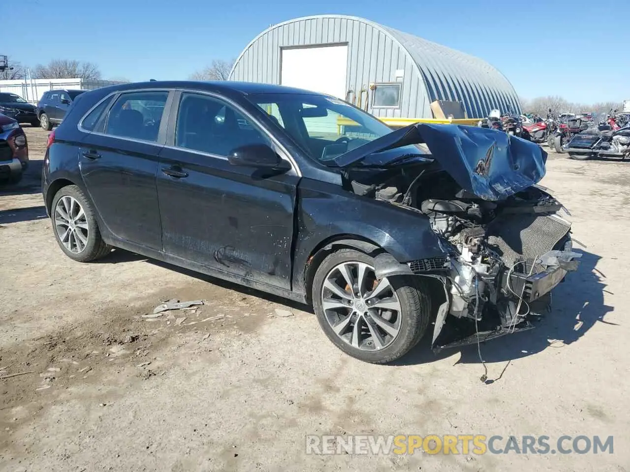 4 Photograph of a damaged car KMHH35LE6KU093385 HYUNDAI ELANTRA 2019