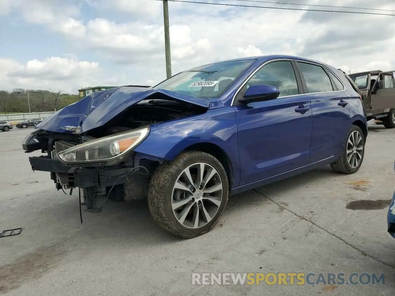 1 Фотография поврежденного автомобиля KMHH35LEXKU089842 HYUNDAI ELANTRA 2019