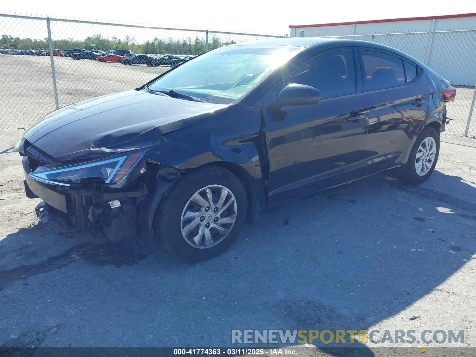 2 Photograph of a damaged car 5NPD74LF1LH559861 HYUNDAI ELANTRA 2020