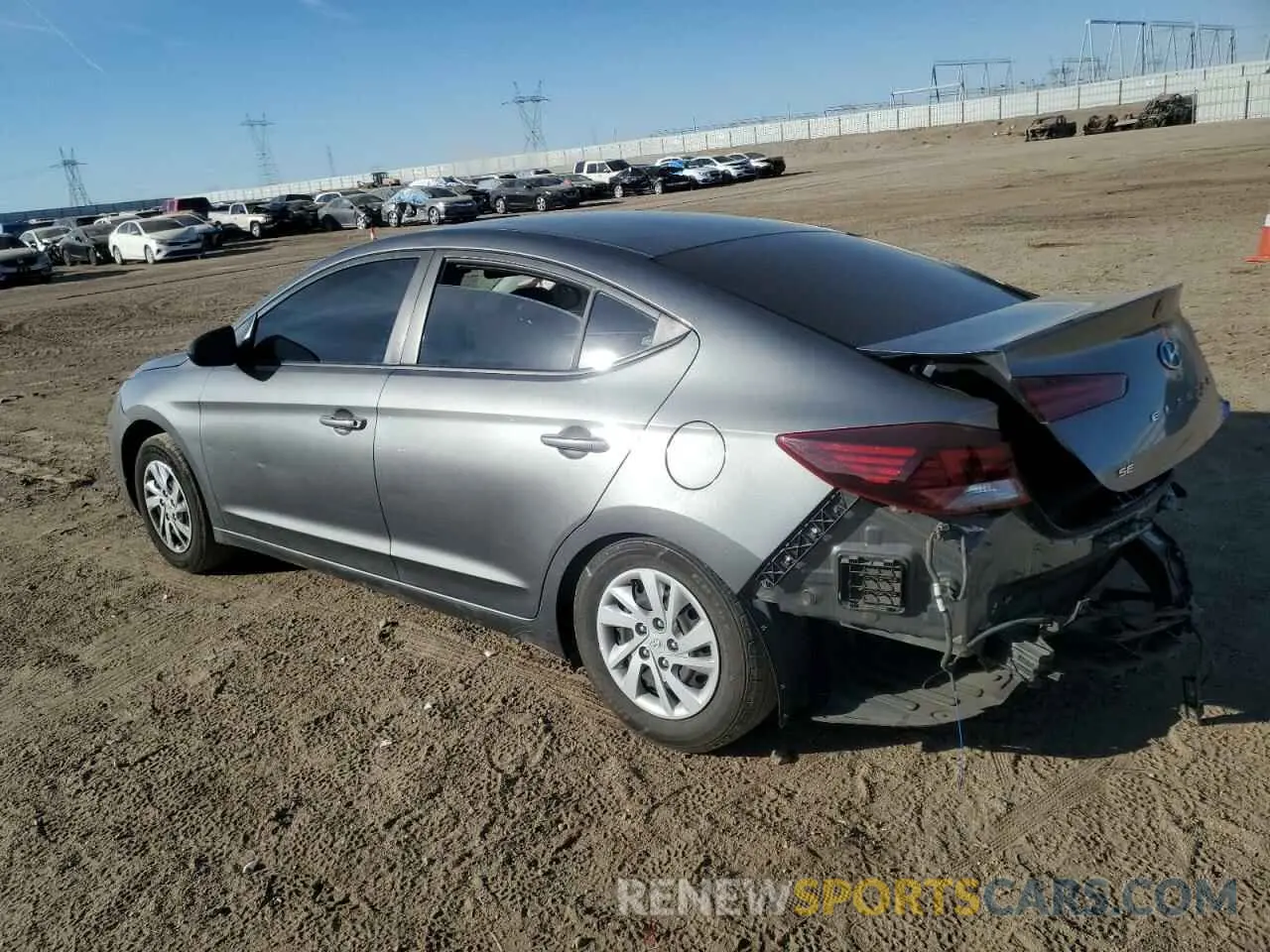 2 Photograph of a damaged car 5NPD74LF2LH502083 HYUNDAI ELANTRA 2020