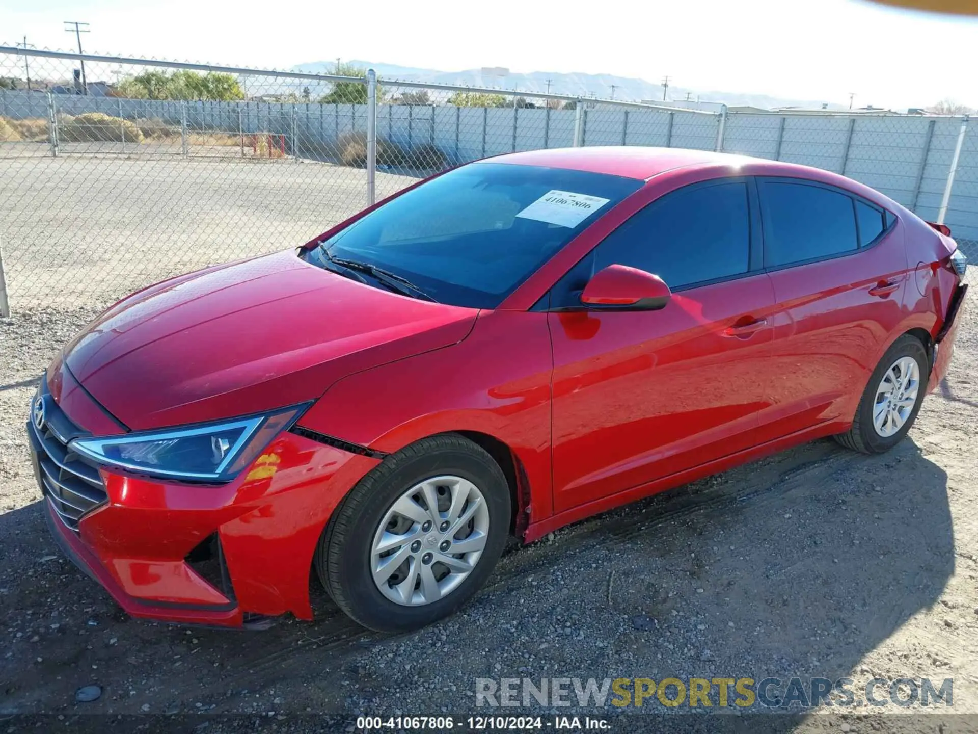 2 Photograph of a damaged car 5NPD74LF2LH591167 HYUNDAI ELANTRA 2020