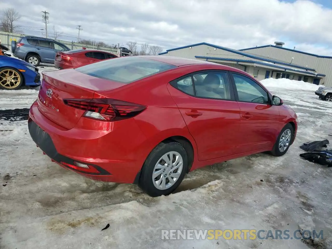 3 Photograph of a damaged car 5NPD74LF2LH620506 HYUNDAI ELANTRA 2020