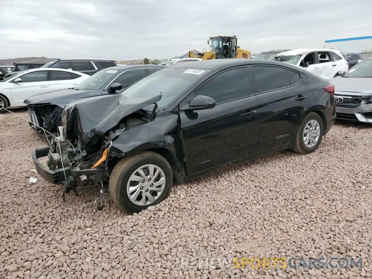 1 Photograph of a damaged car 5NPD74LF3LH518521 HYUNDAI ELANTRA 2020