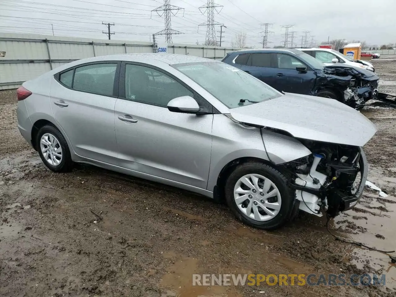 4 Фотография поврежденного автомобиля 5NPD74LF3LH560056 HYUNDAI ELANTRA 2020