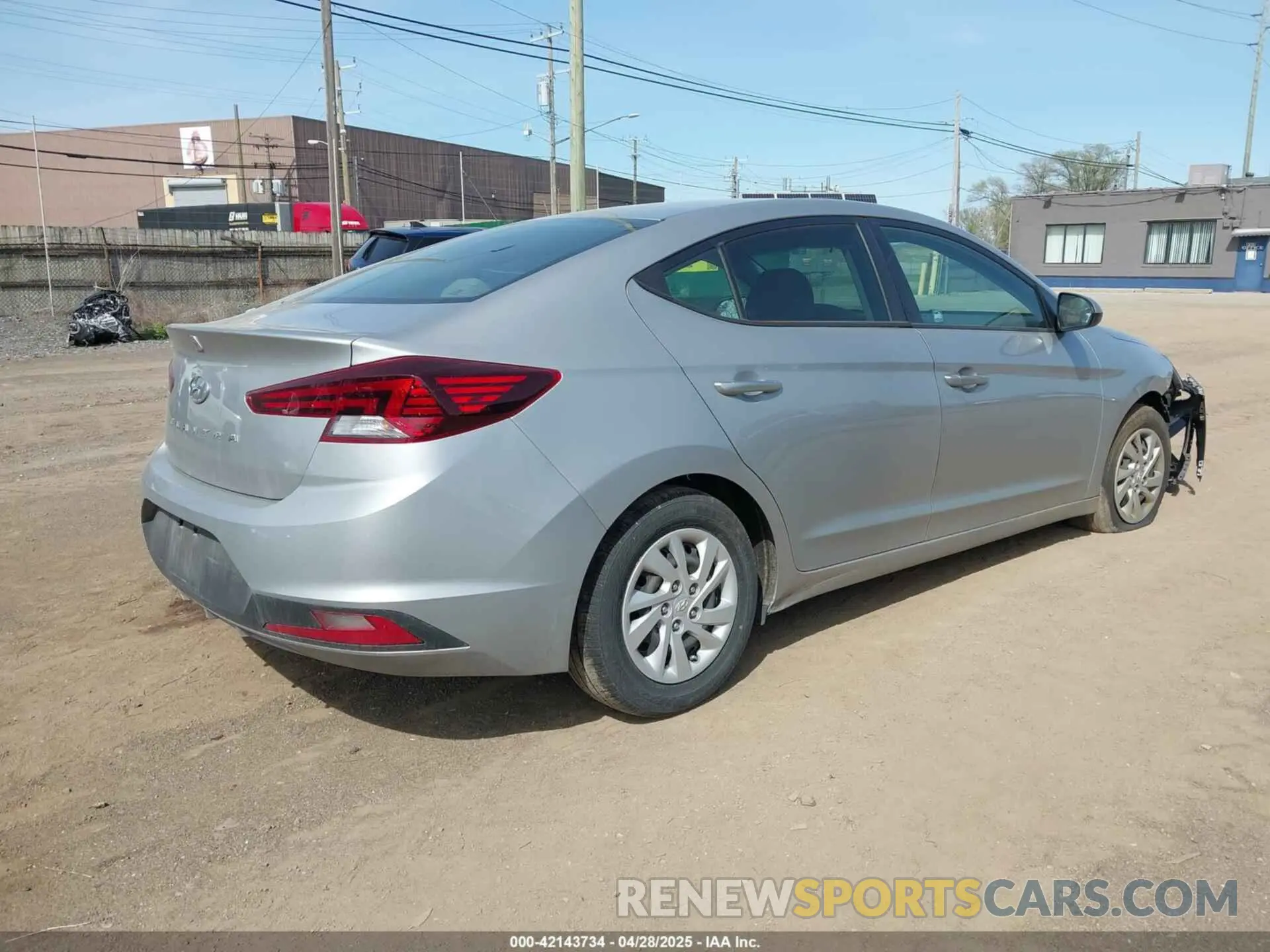 4 Фотография поврежденного автомобиля 5NPD74LF3LH565371 HYUNDAI ELANTRA 2020