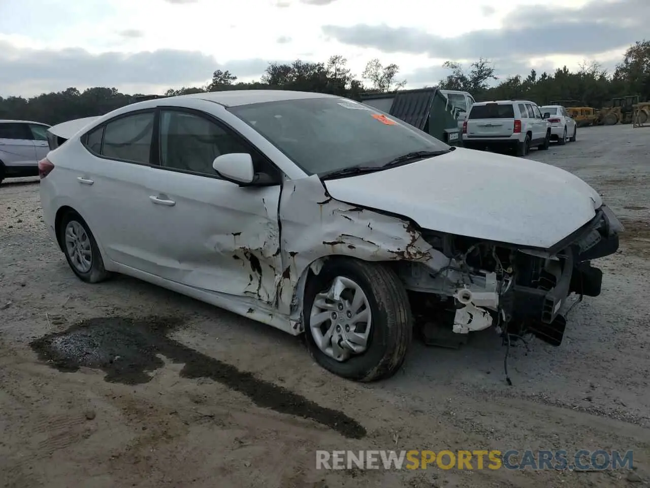 4 Фотография поврежденного автомобиля 5NPD74LF3LH588813 HYUNDAI ELANTRA 2020
