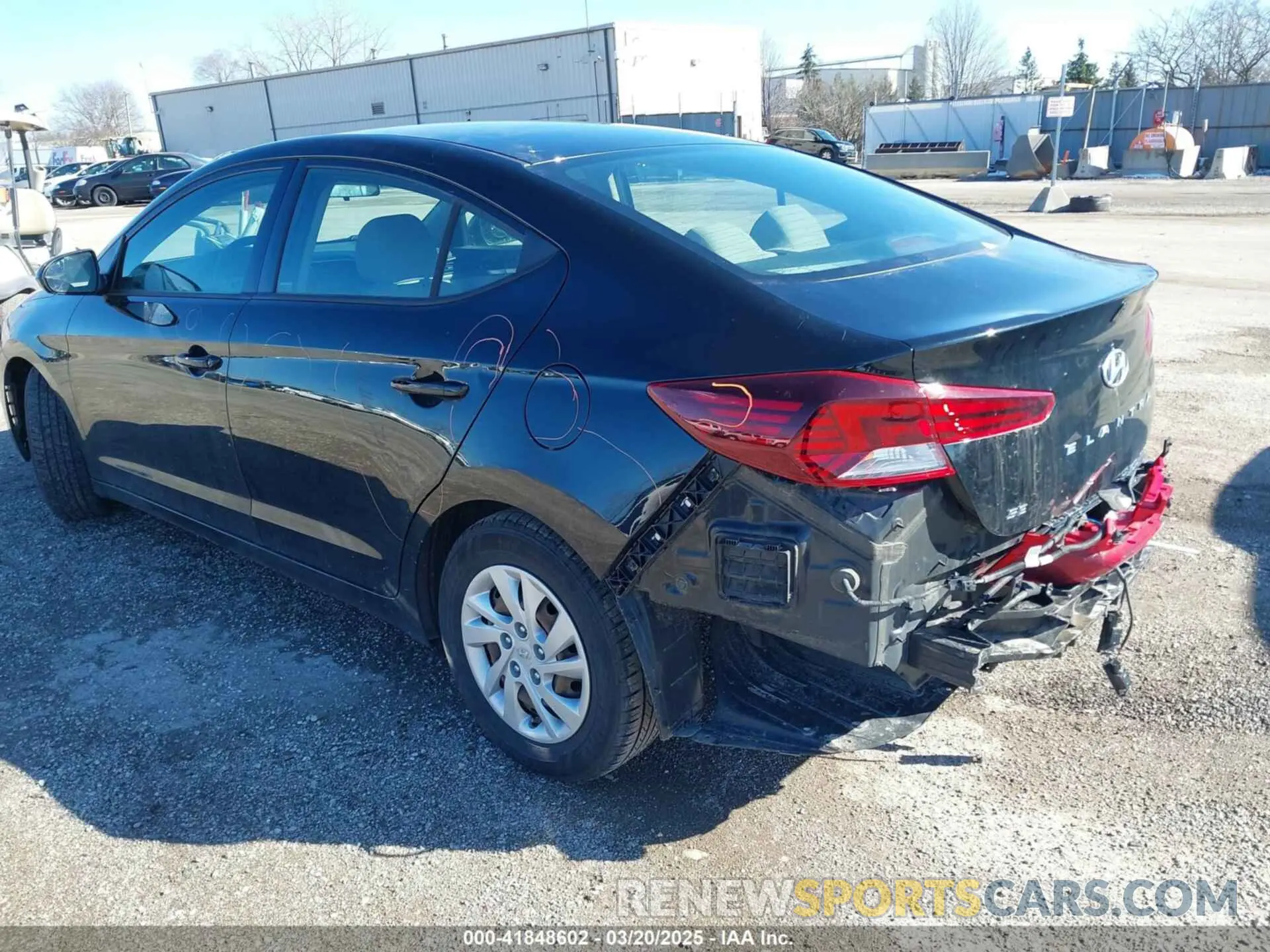 6 Photograph of a damaged car 5NPD74LF4LH527437 HYUNDAI ELANTRA 2020