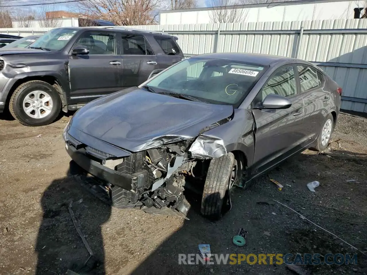 1 Фотография поврежденного автомобиля 5NPD74LF4LH543640 HYUNDAI ELANTRA 2020