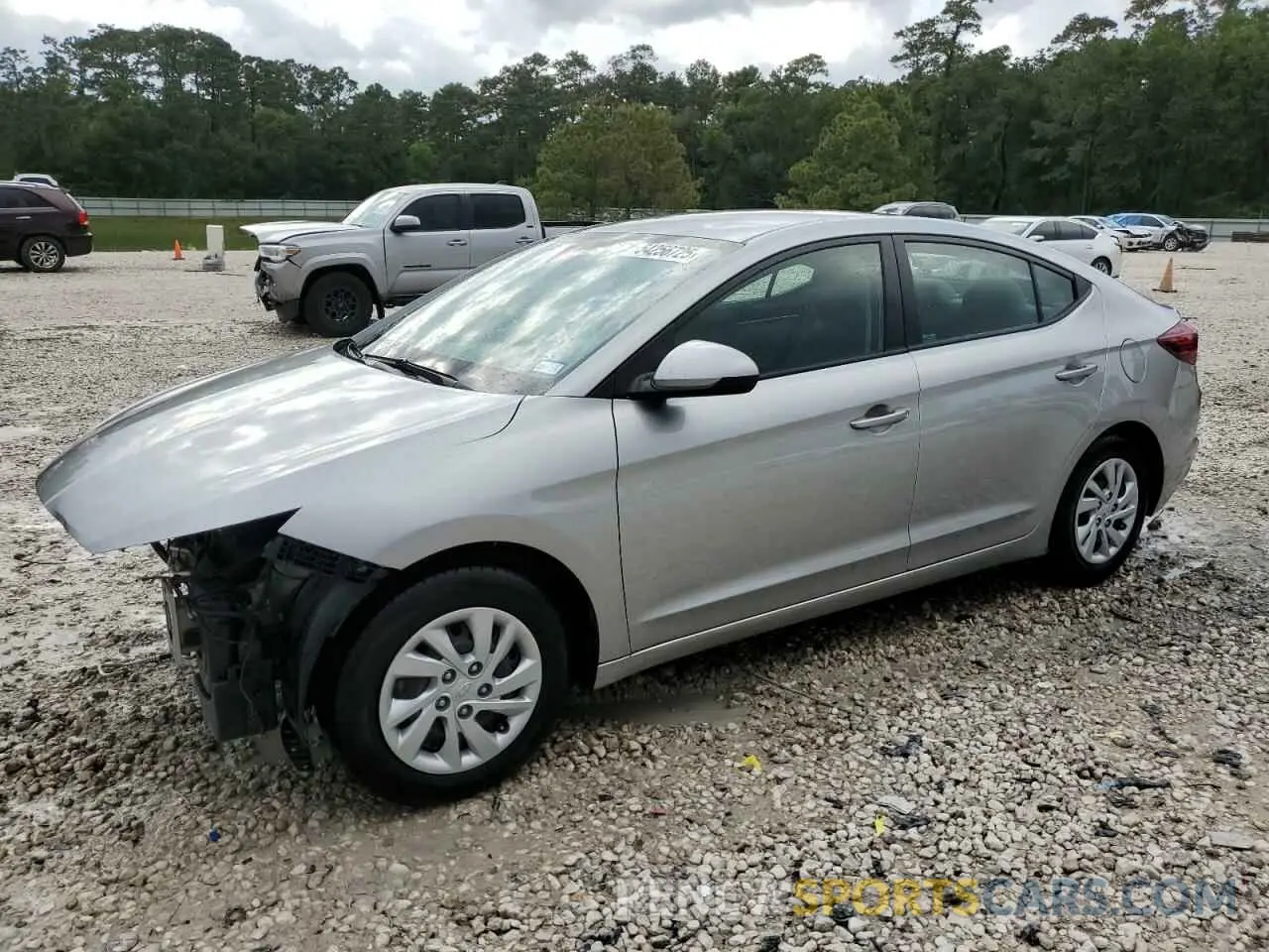 1 Photograph of a damaged car 5NPD74LF4LH615226 HYUNDAI ELANTRA 2020