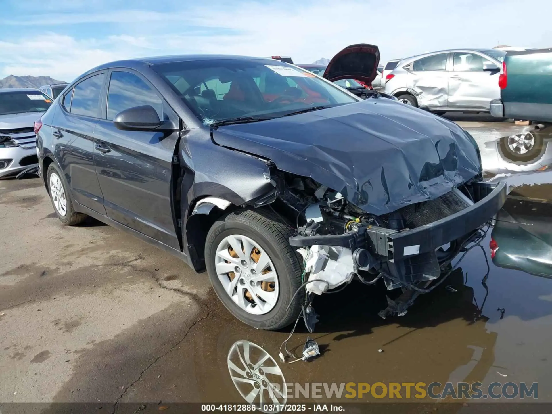 1 Фотография поврежденного автомобиля 5NPD74LF5LH603604 HYUNDAI ELANTRA 2020