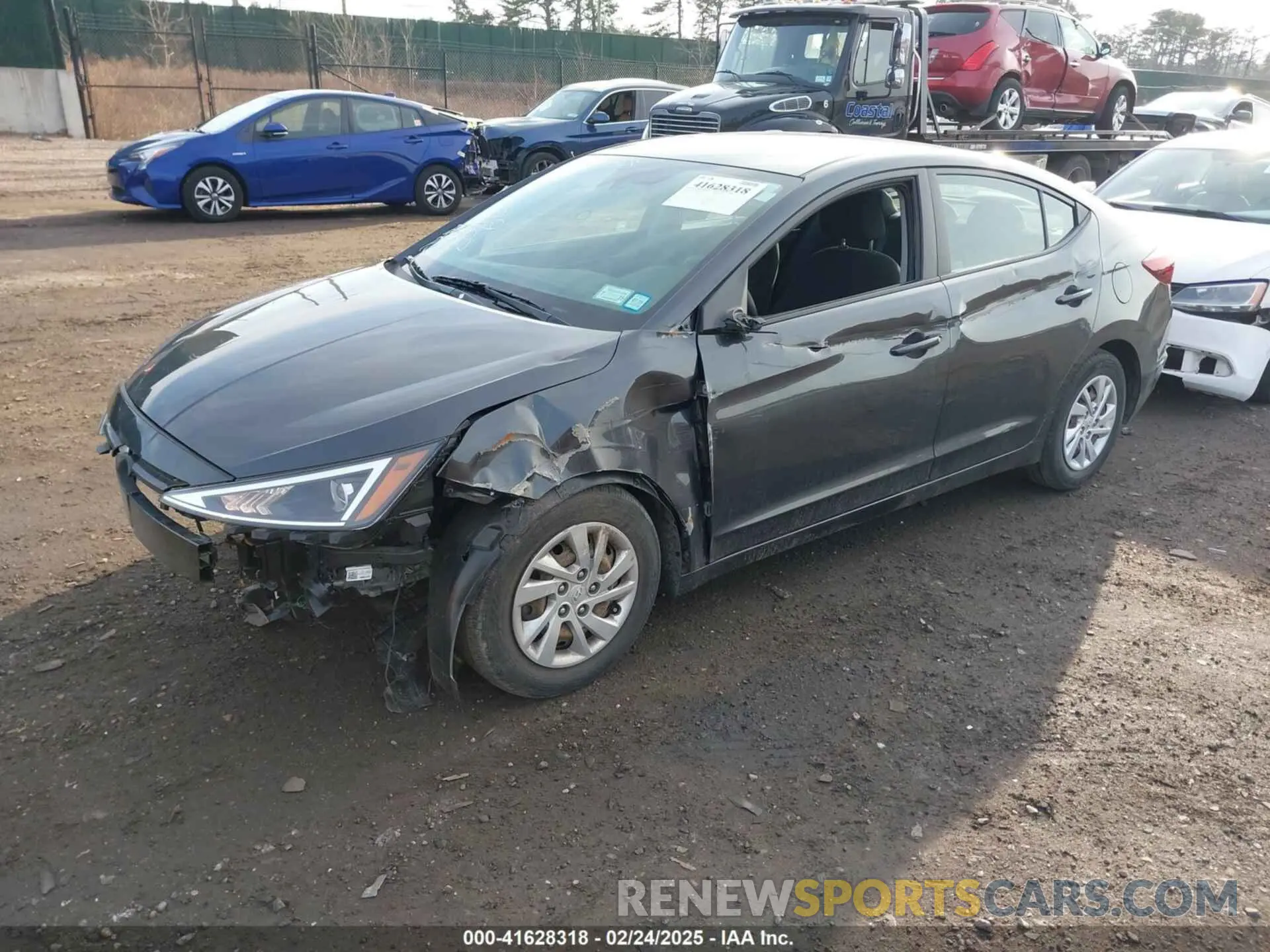 2 Photograph of a damaged car 5NPD74LF7LH591827 HYUNDAI ELANTRA 2020
