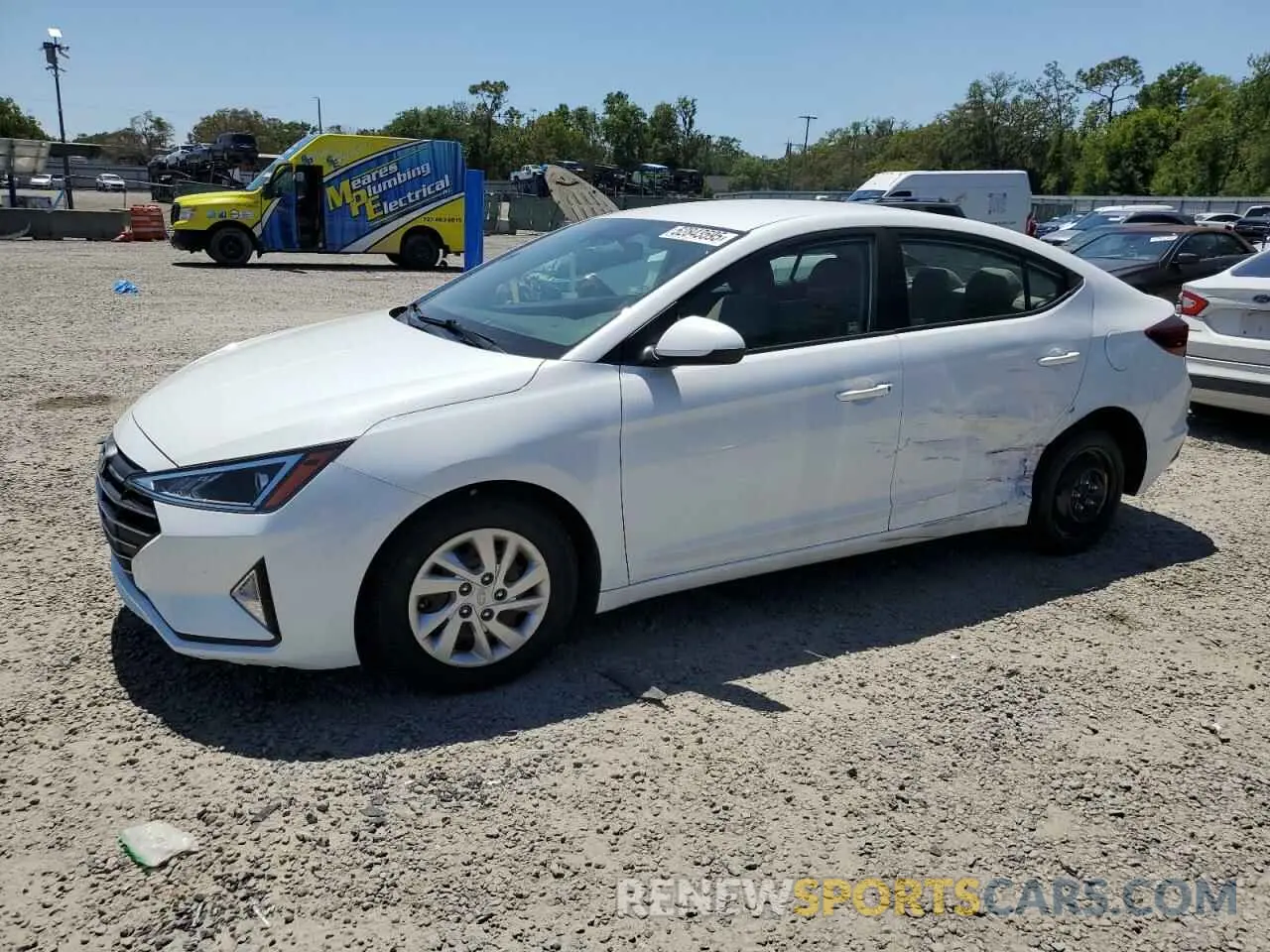 1 Photograph of a damaged car 5NPD74LF8LH592856 HYUNDAI ELANTRA 2020