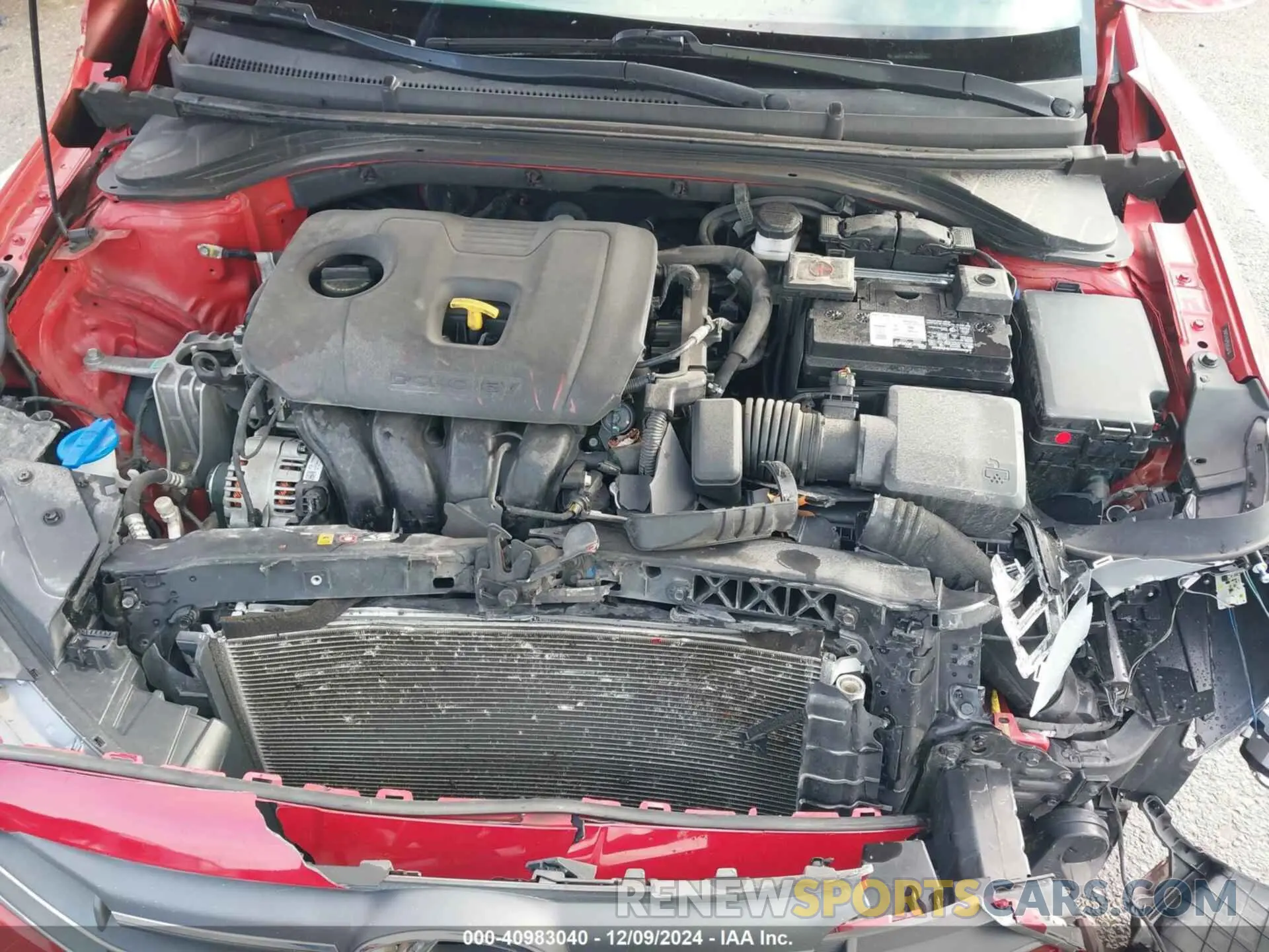 10 Photograph of a damaged car 5NPD74LF9LH536716 HYUNDAI ELANTRA 2020