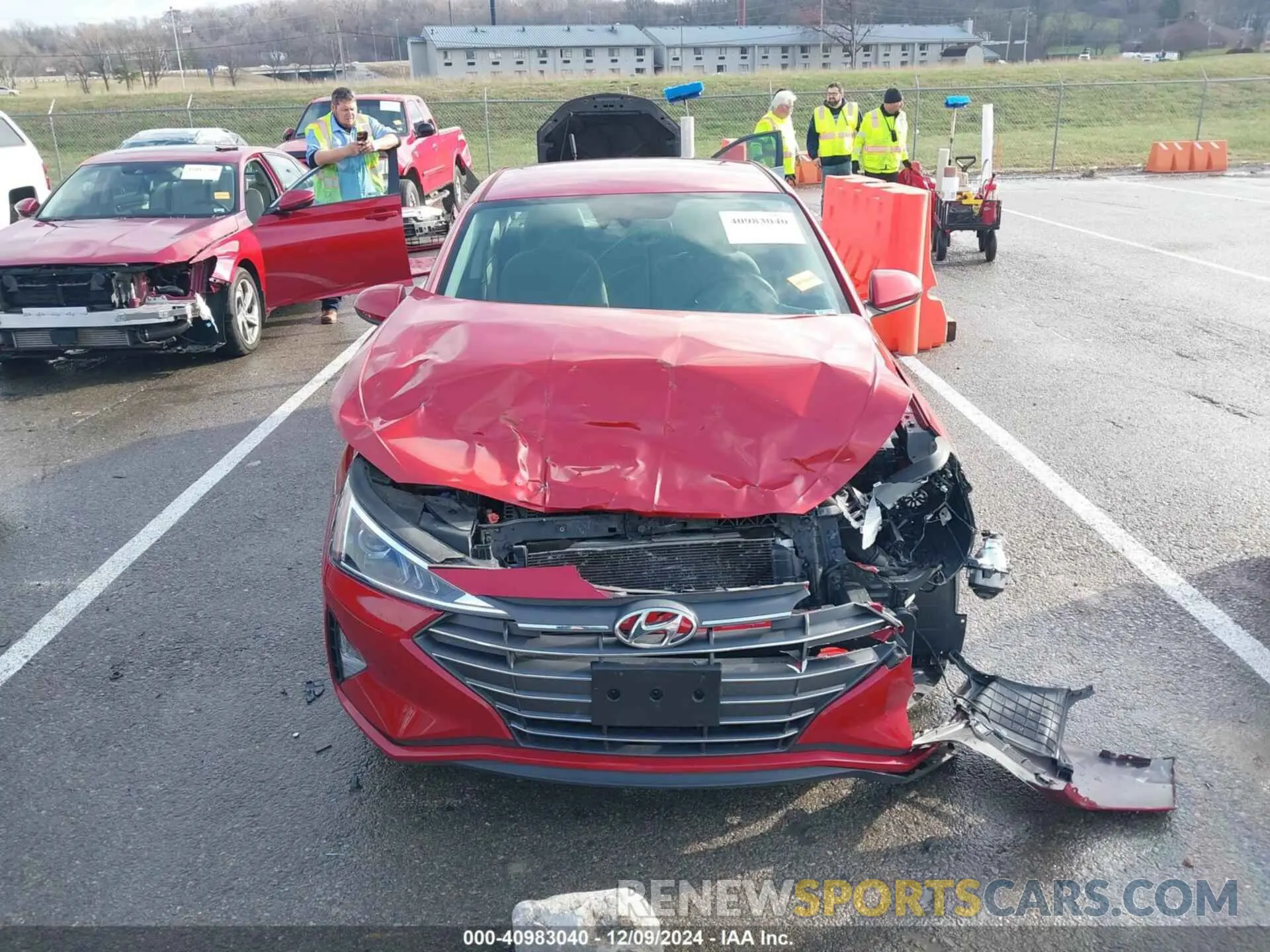 12 Photograph of a damaged car 5NPD74LF9LH536716 HYUNDAI ELANTRA 2020