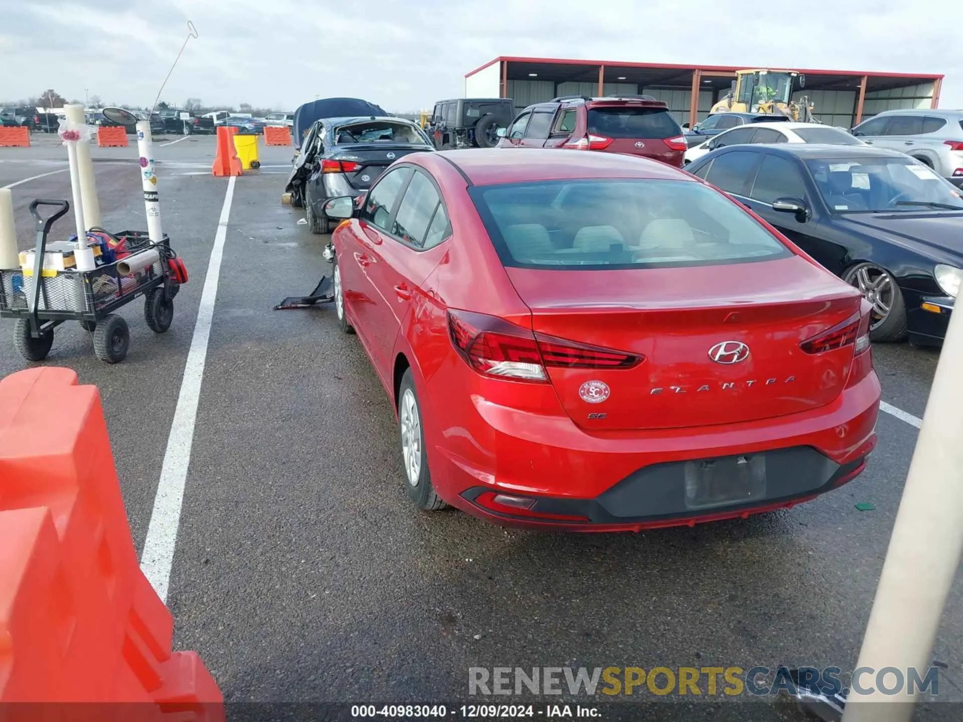 3 Photograph of a damaged car 5NPD74LF9LH536716 HYUNDAI ELANTRA 2020