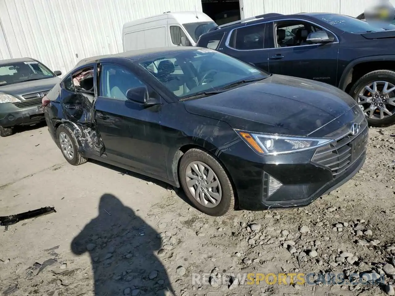 4 Фотография поврежденного автомобиля 5NPD74LF9LH586080 HYUNDAI ELANTRA 2020