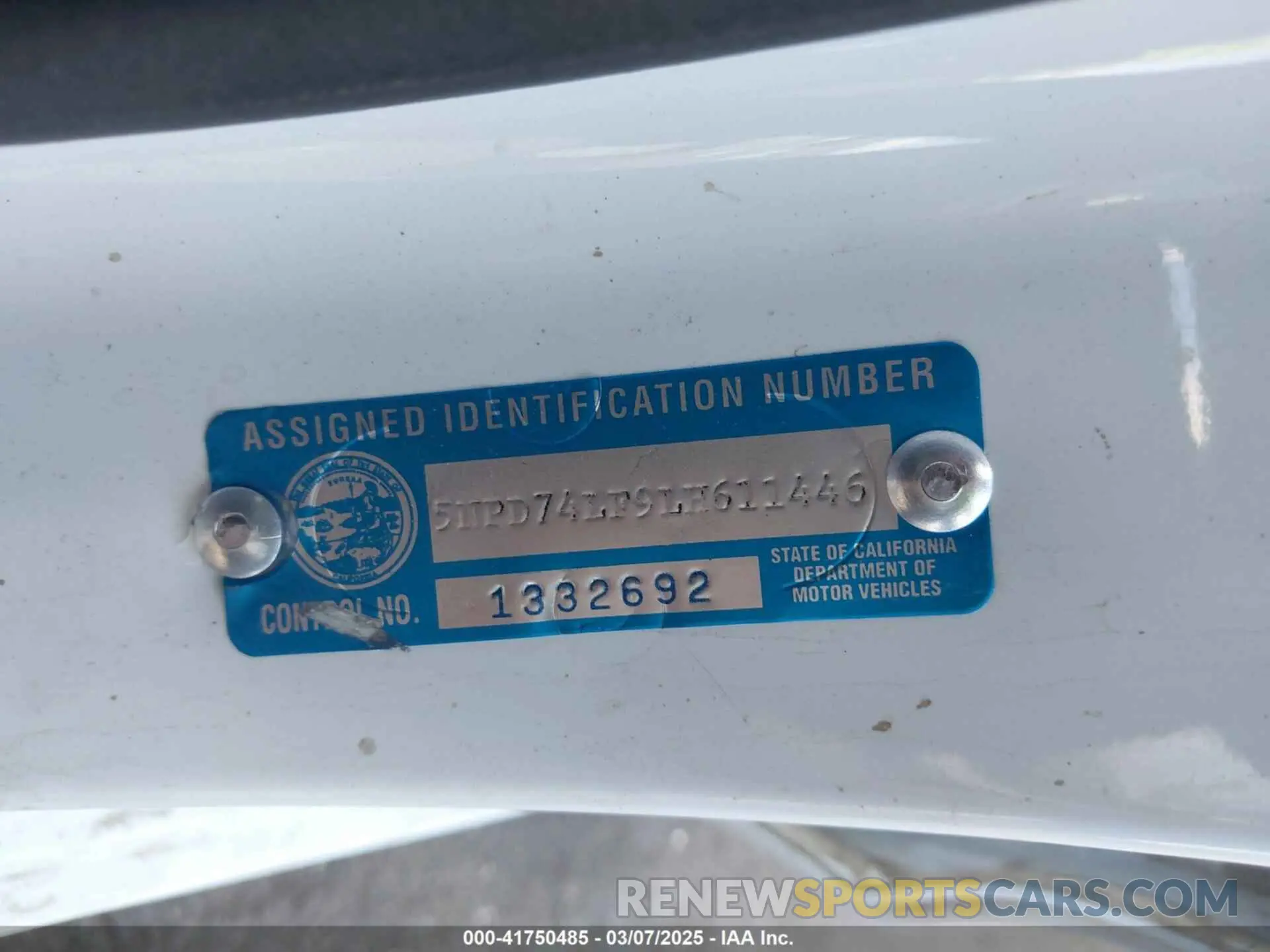 9 Фотография поврежденного автомобиля 5NPD74LF9LH611446 HYUNDAI ELANTRA 2020