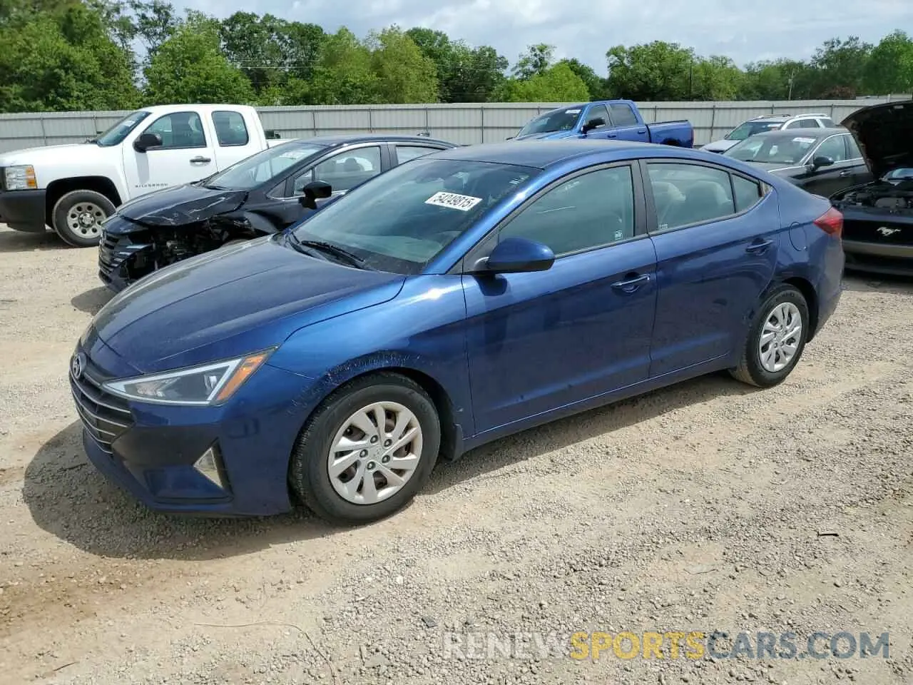 1 Фотография поврежденного автомобиля 5NPD74LFXLH505961 HYUNDAI ELANTRA 2020