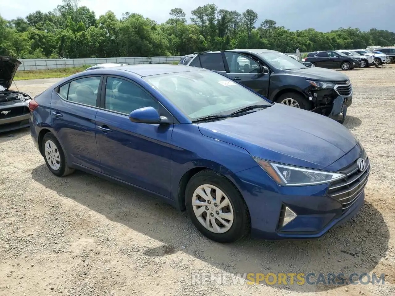 4 Фотография поврежденного автомобиля 5NPD74LFXLH505961 HYUNDAI ELANTRA 2020