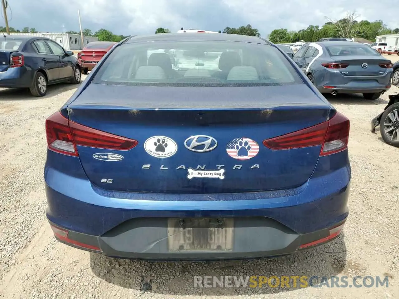 6 Фотография поврежденного автомобиля 5NPD74LFXLH505961 HYUNDAI ELANTRA 2020