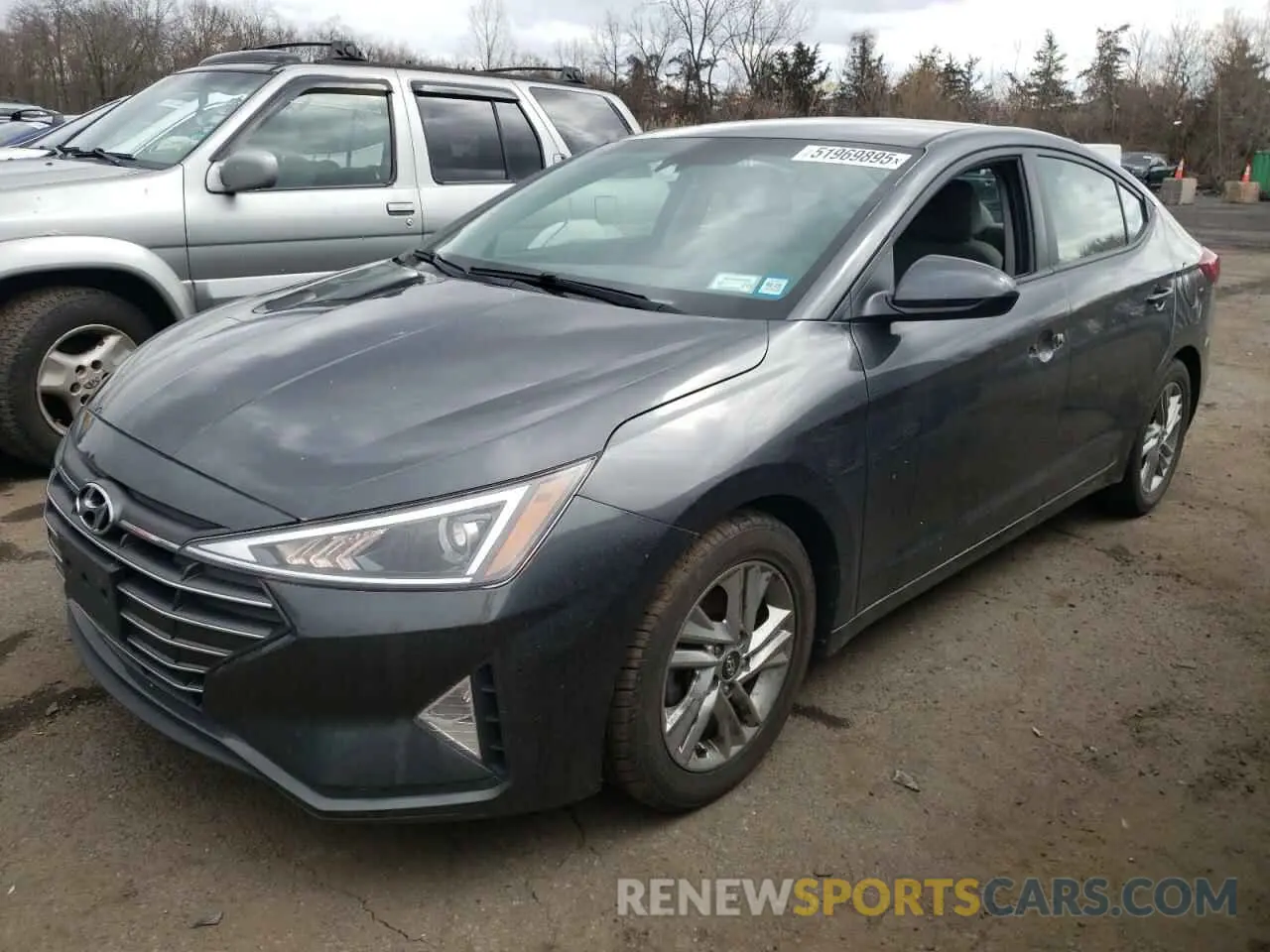 1 Photograph of a damaged car 5NPD84LF0LH562795 HYUNDAI ELANTRA 2020
