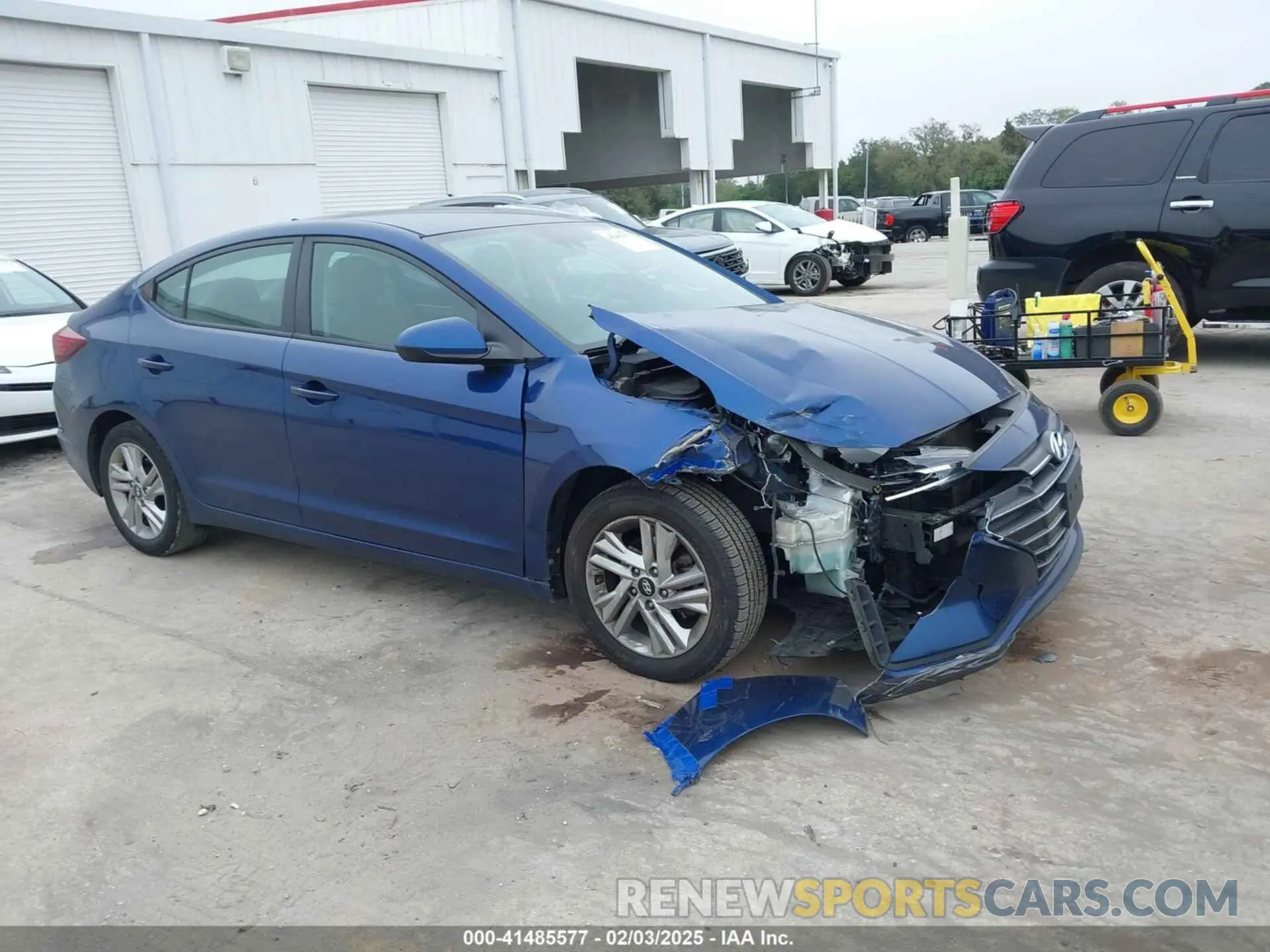 1 Photograph of a damaged car 5NPD84LF0LH570234 HYUNDAI ELANTRA 2020