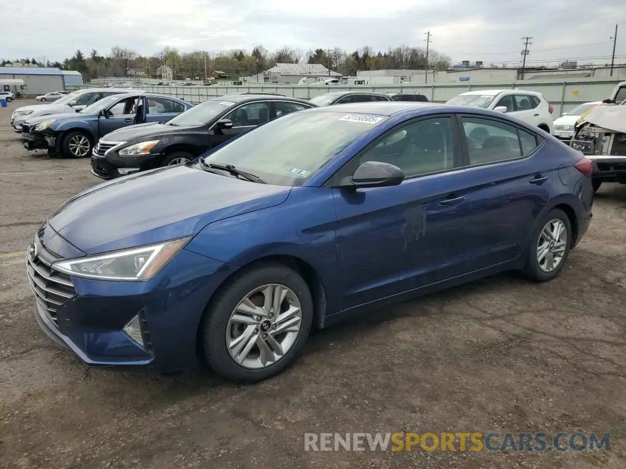 1 Photograph of a damaged car 5NPD84LF0LH575806 HYUNDAI ELANTRA 2020
