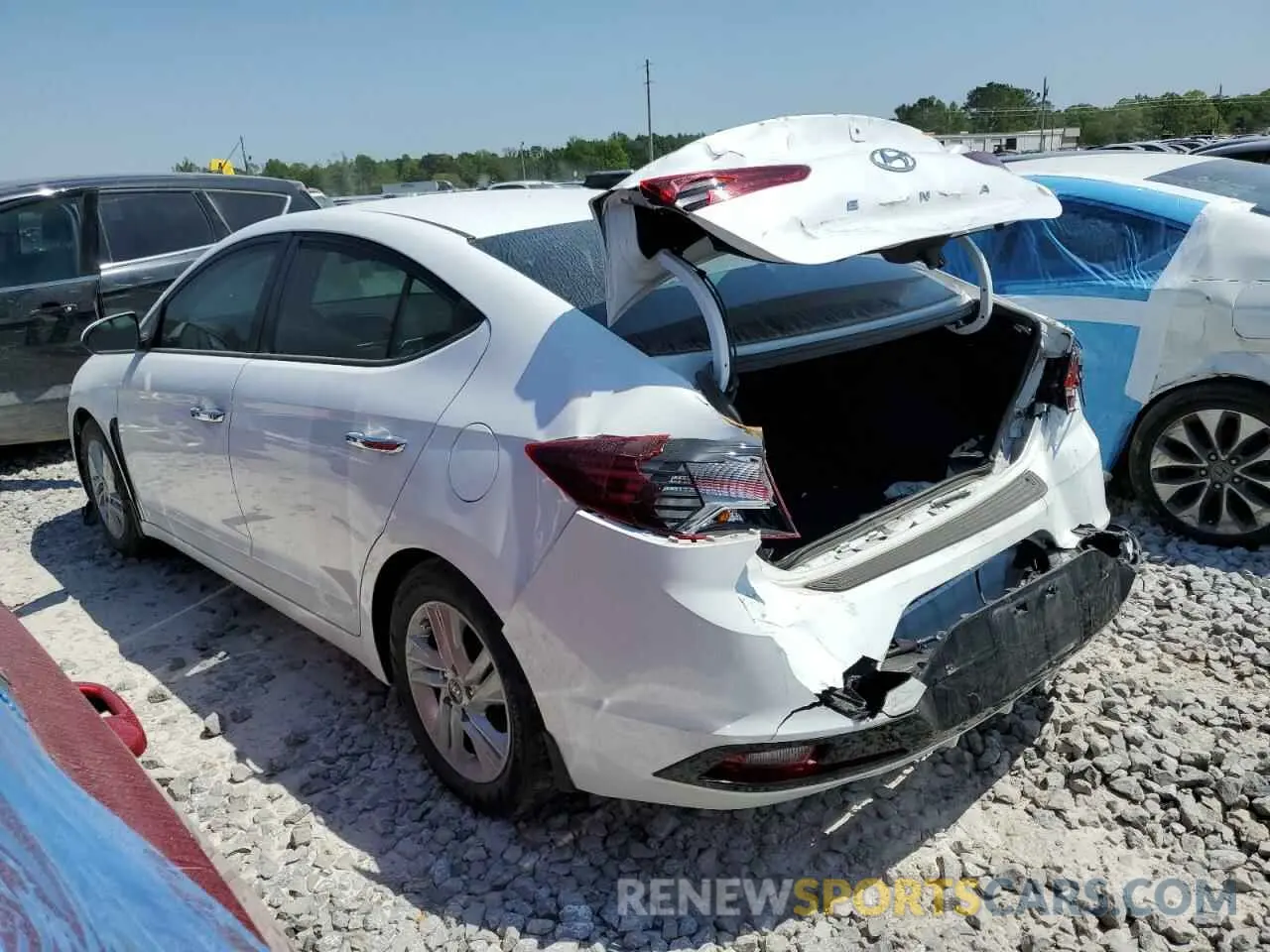 2 Photograph of a damaged car 5NPD84LF0LH601045 HYUNDAI ELANTRA 2020