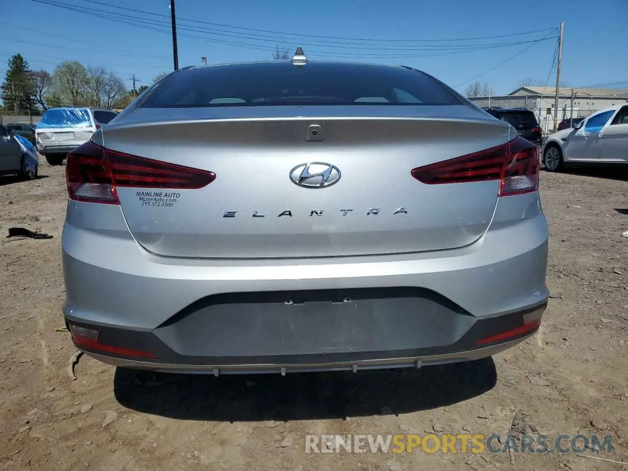 6 Photograph of a damaged car 5NPD84LF0LH624860 HYUNDAI ELANTRA 2020