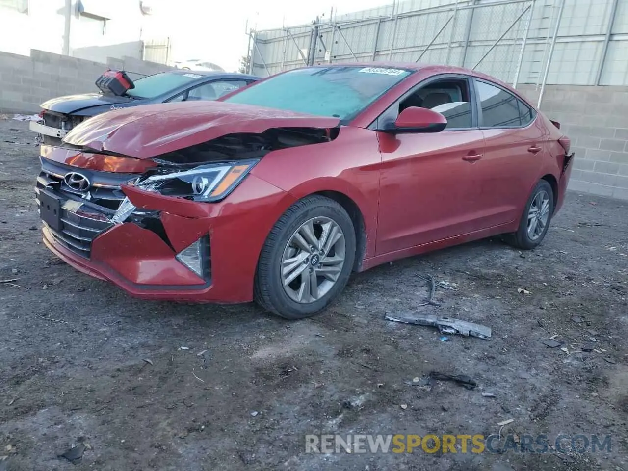 1 Photograph of a damaged car 5NPD84LF1LH511726 HYUNDAI ELANTRA 2020