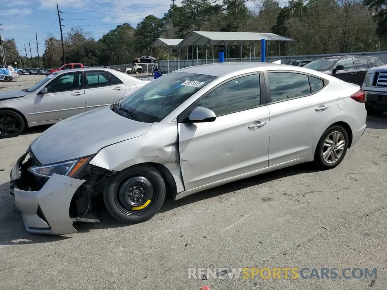 1 Photograph of a damaged car 5NPD84LF1LH523228 HYUNDAI ELANTRA 2020