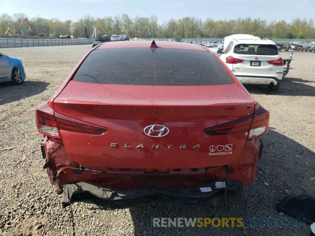 6 Photograph of a damaged car 5NPD84LF1LH544127 HYUNDAI ELANTRA 2020
