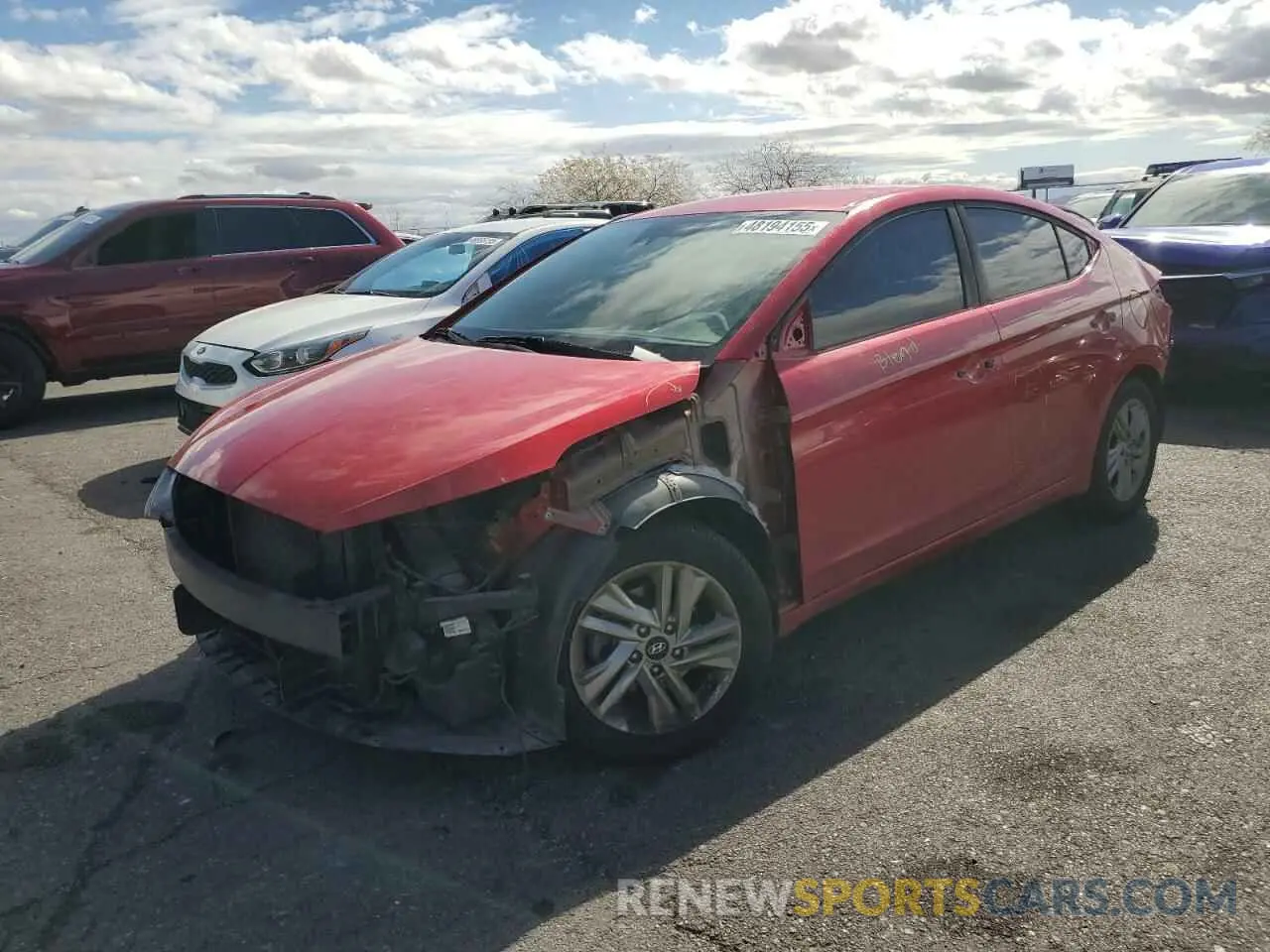 1 Photograph of a damaged car 5NPD84LF1LH561199 HYUNDAI ELANTRA 2020