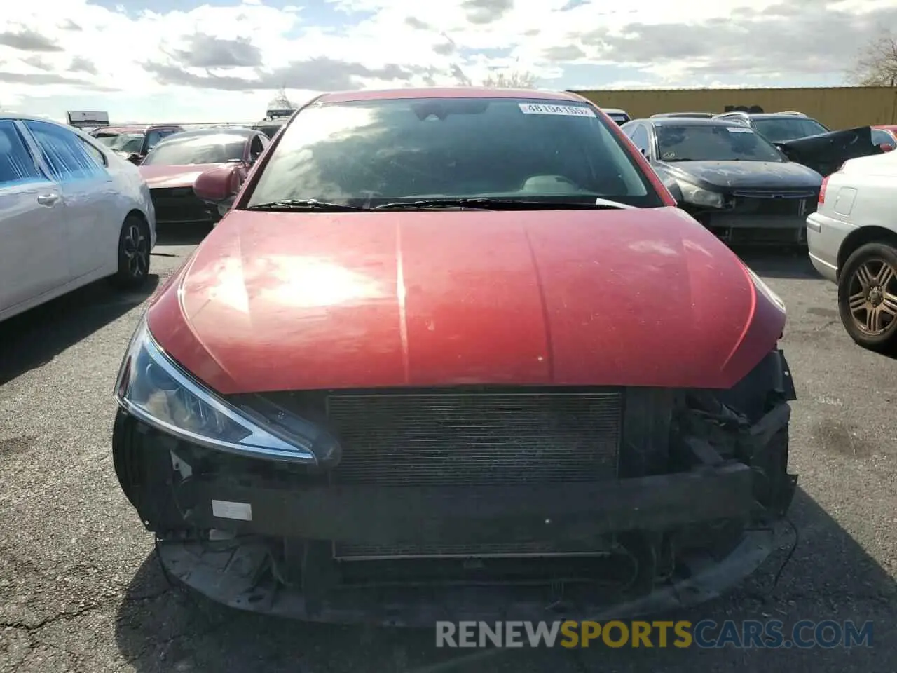 5 Photograph of a damaged car 5NPD84LF1LH561199 HYUNDAI ELANTRA 2020