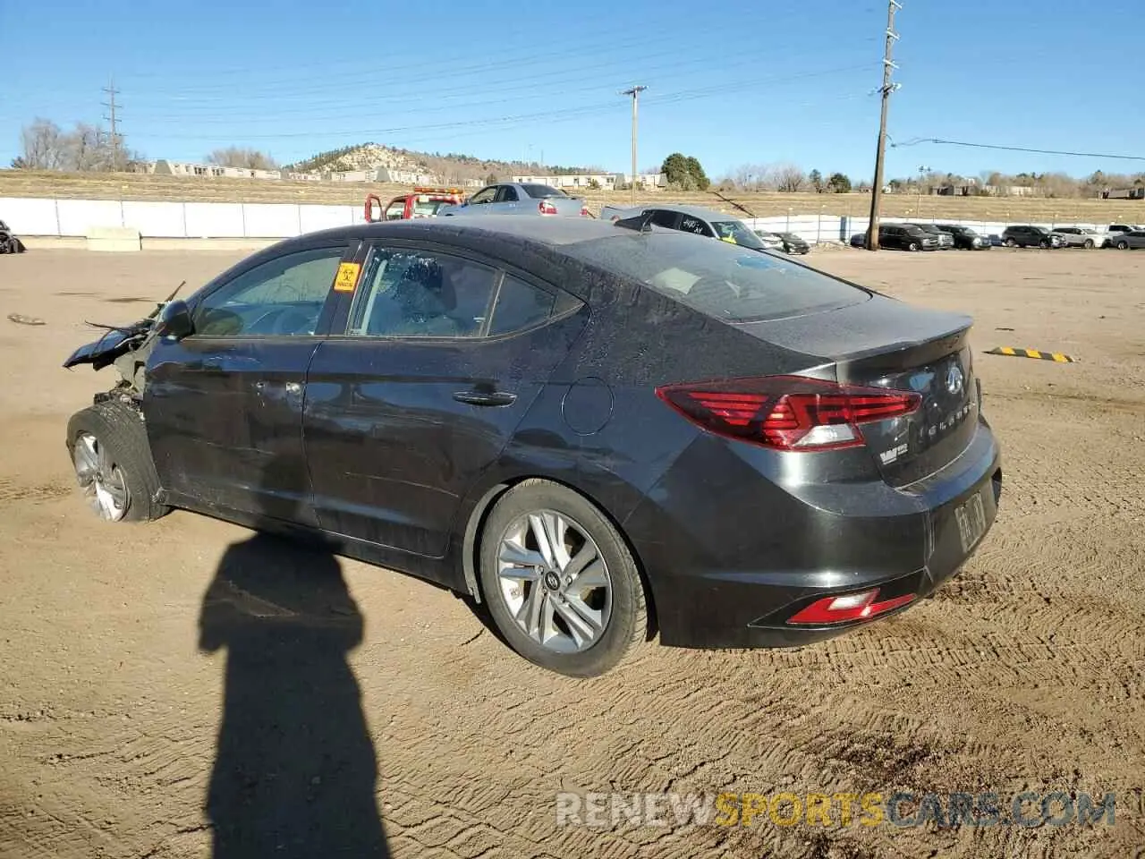 2 Photograph of a damaged car 5NPD84LF1LH581288 HYUNDAI ELANTRA 2020