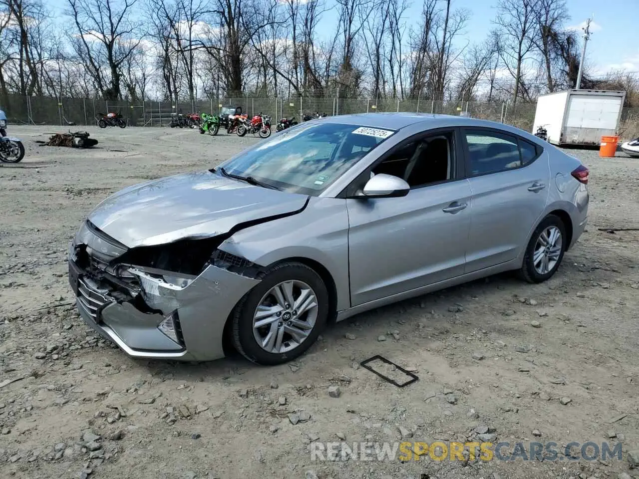 1 Photograph of a damaged car 5NPD84LF1LH625354 HYUNDAI ELANTRA 2020