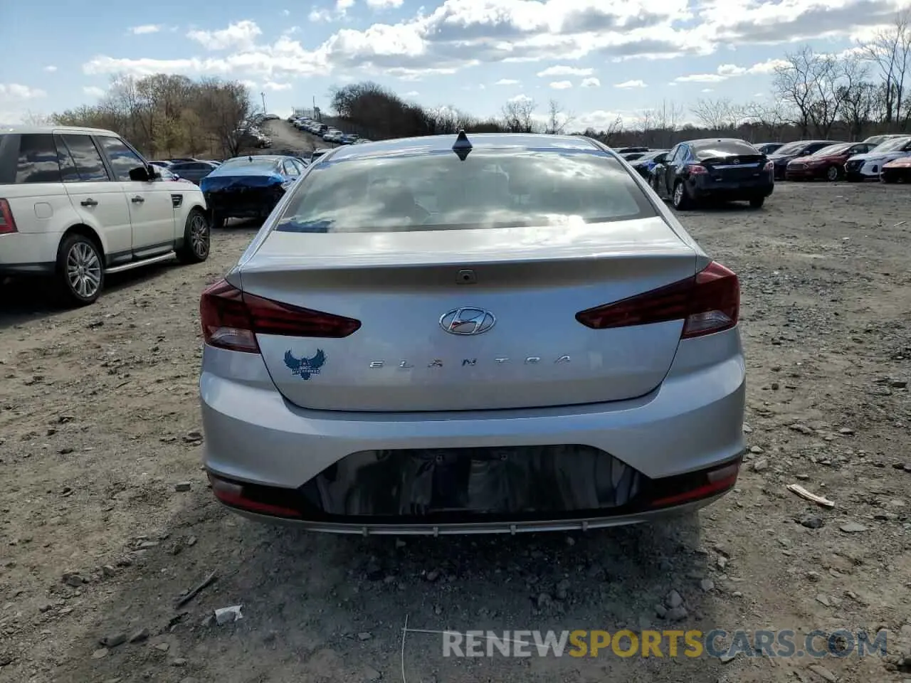 6 Photograph of a damaged car 5NPD84LF1LH625354 HYUNDAI ELANTRA 2020