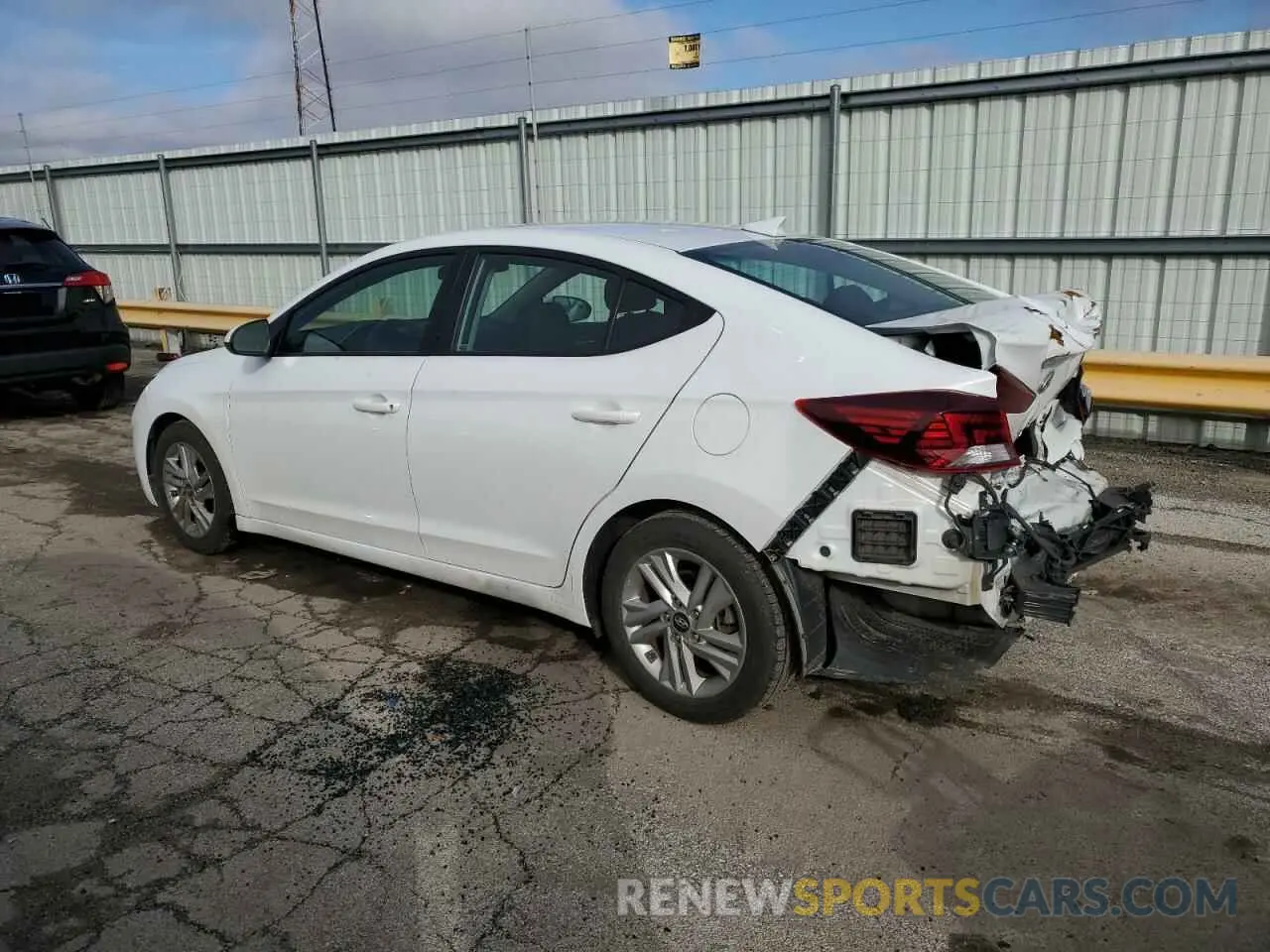 2 Photograph of a damaged car 5NPD84LF1LH626603 HYUNDAI ELANTRA 2020