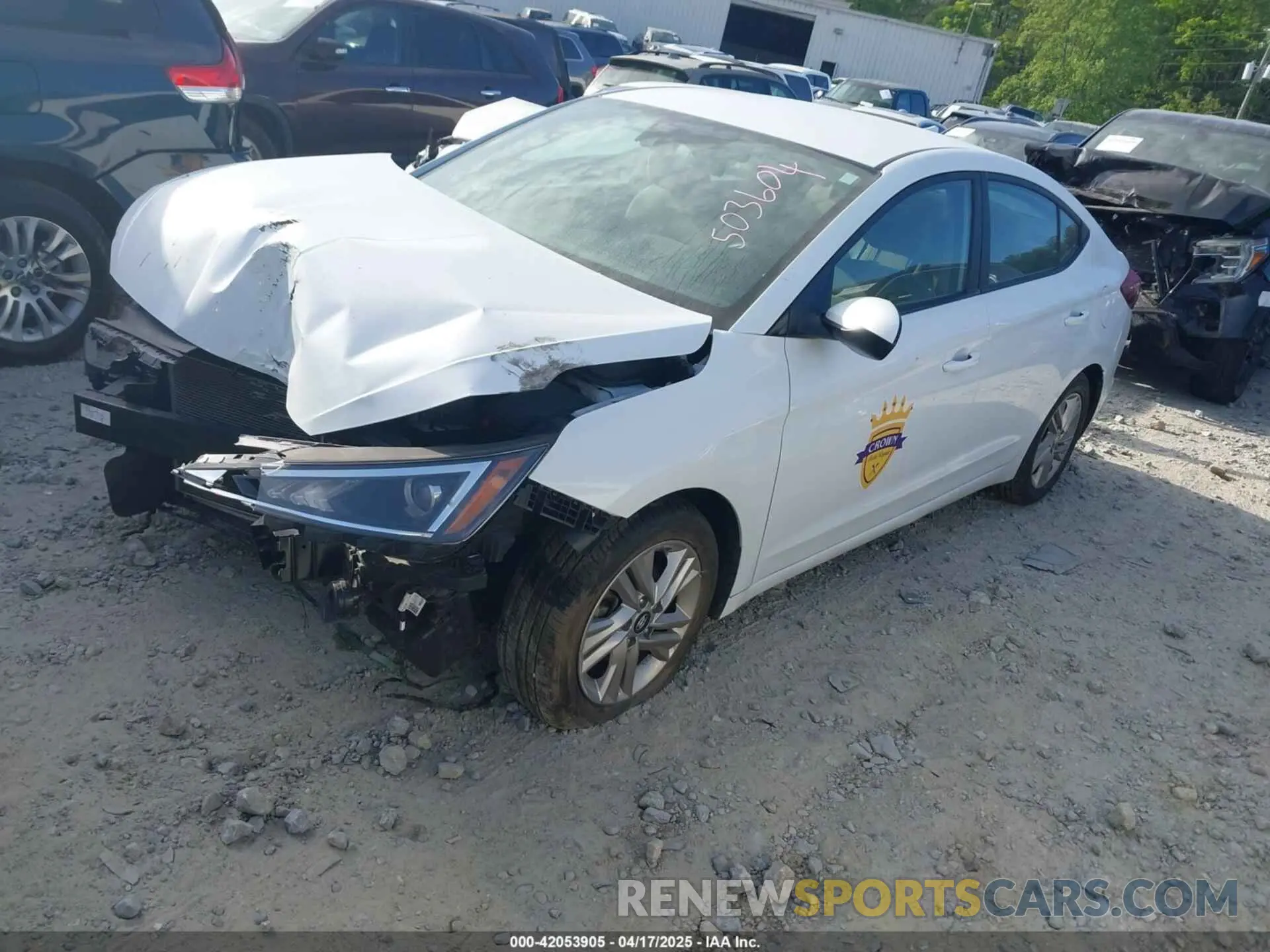2 Фотография поврежденного автомобиля 5NPD84LF2LH503604 HYUNDAI ELANTRA 2020