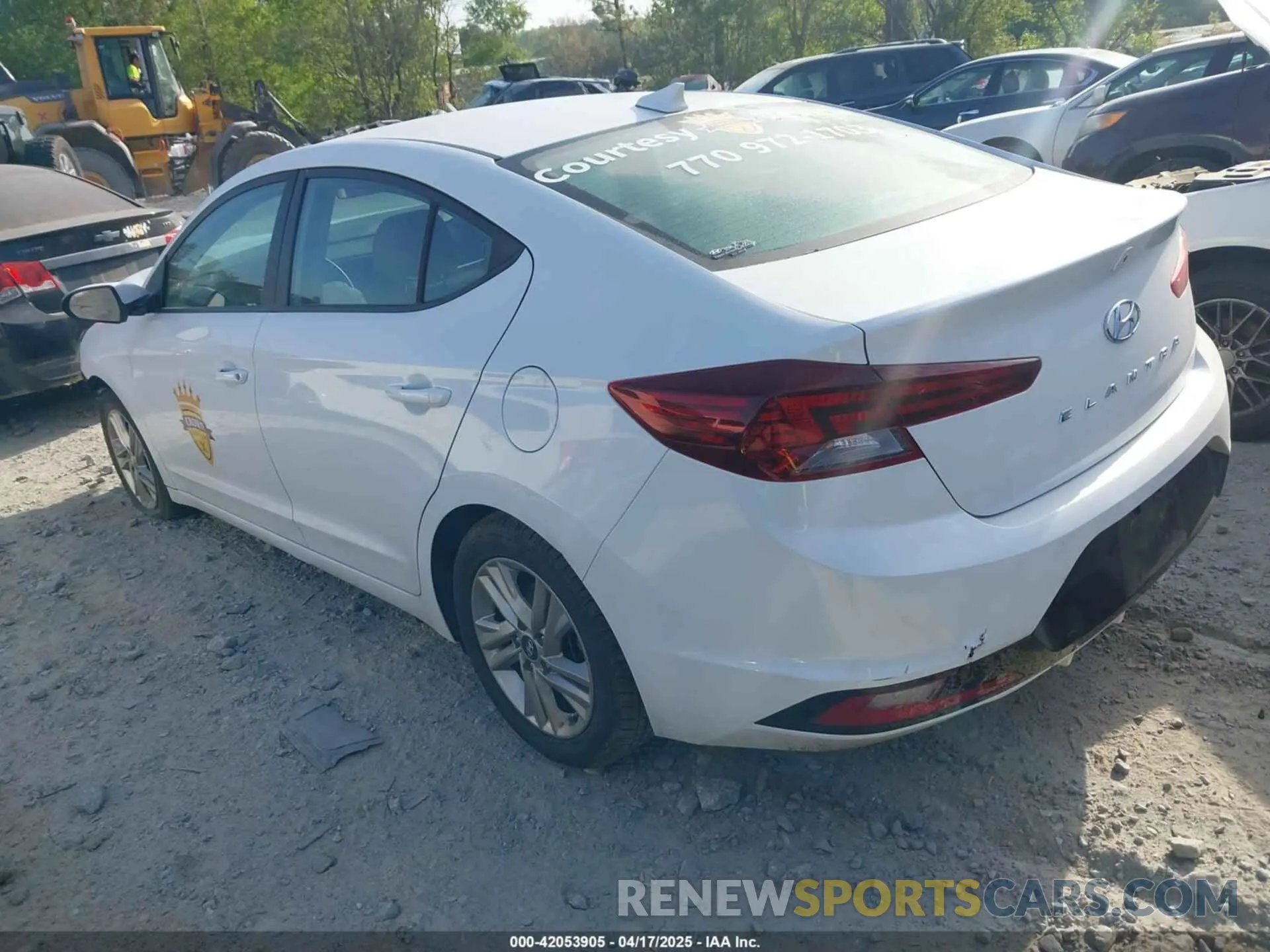 3 Фотография поврежденного автомобиля 5NPD84LF2LH503604 HYUNDAI ELANTRA 2020