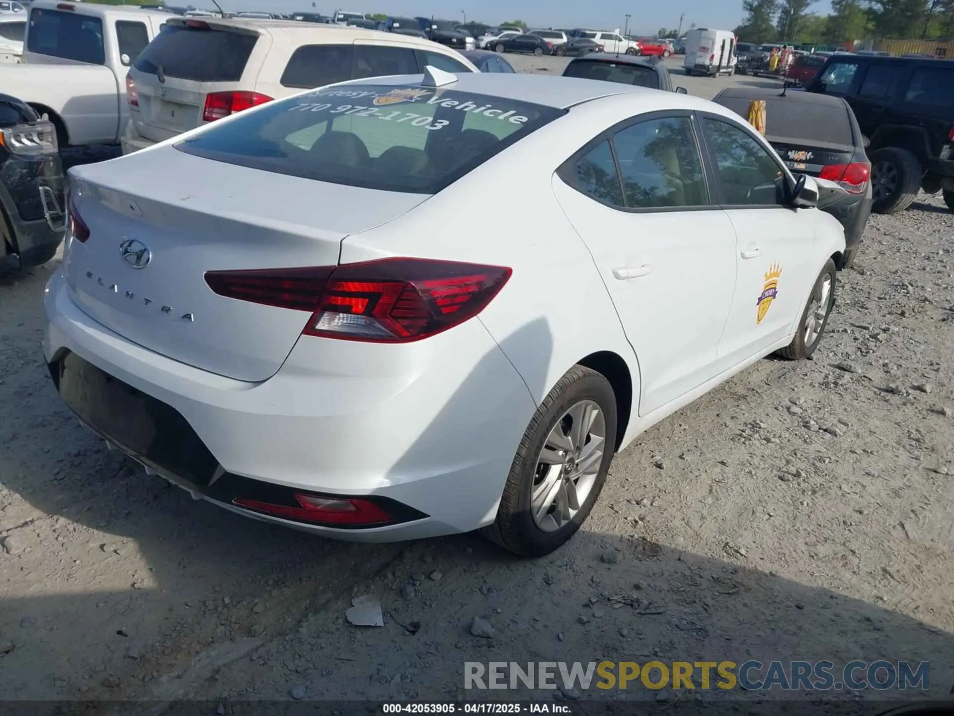 4 Фотография поврежденного автомобиля 5NPD84LF2LH503604 HYUNDAI ELANTRA 2020
