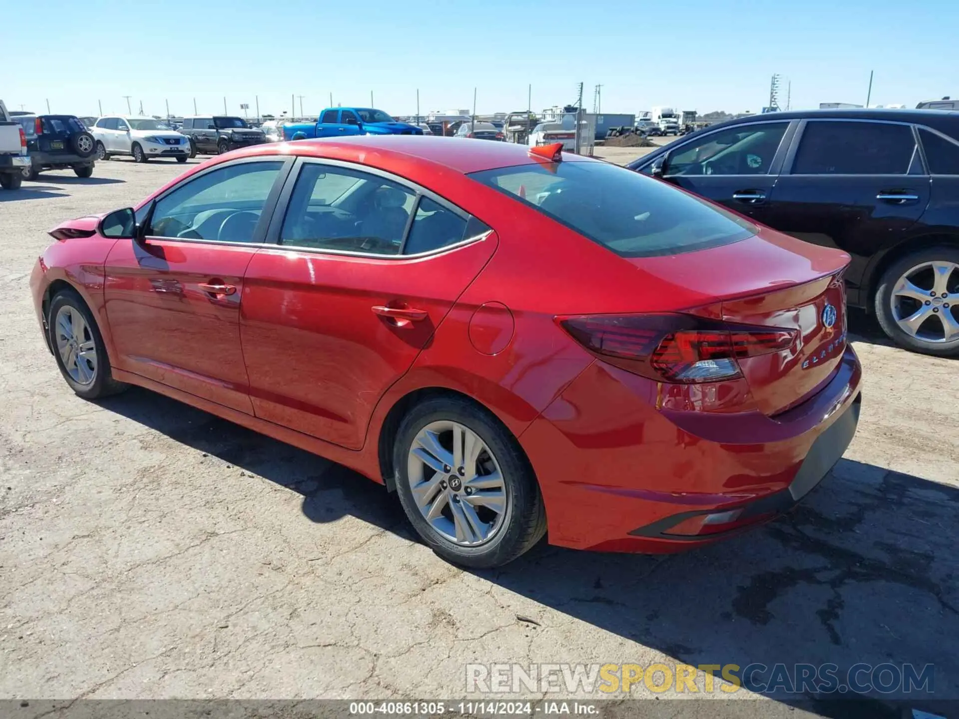 3 Photograph of a damaged car 5NPD84LF2LH542421 HYUNDAI ELANTRA 2020