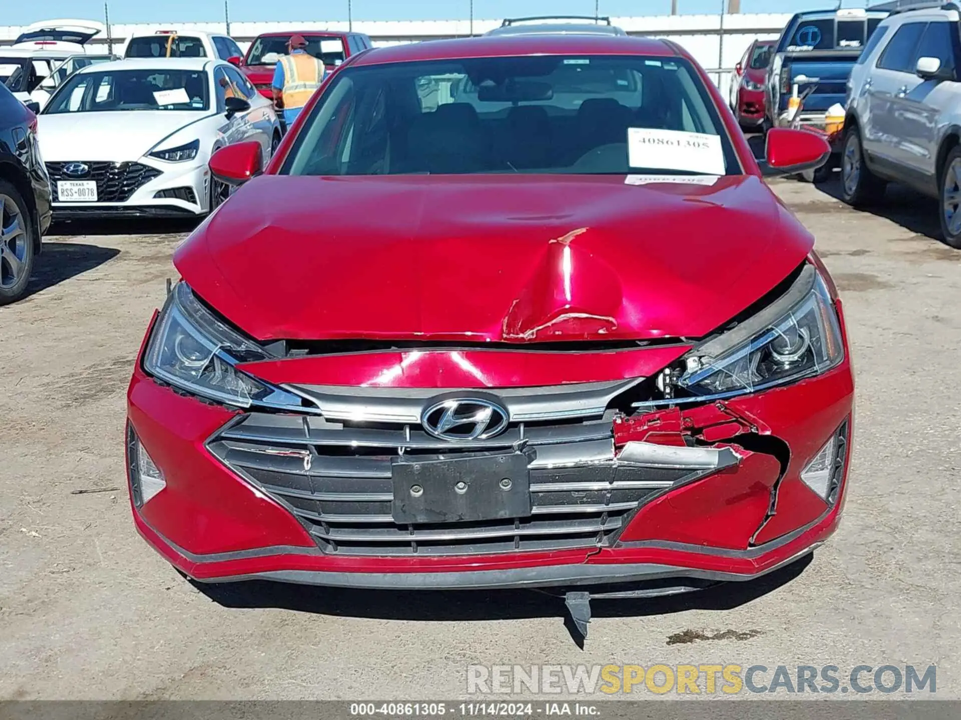 6 Photograph of a damaged car 5NPD84LF2LH542421 HYUNDAI ELANTRA 2020