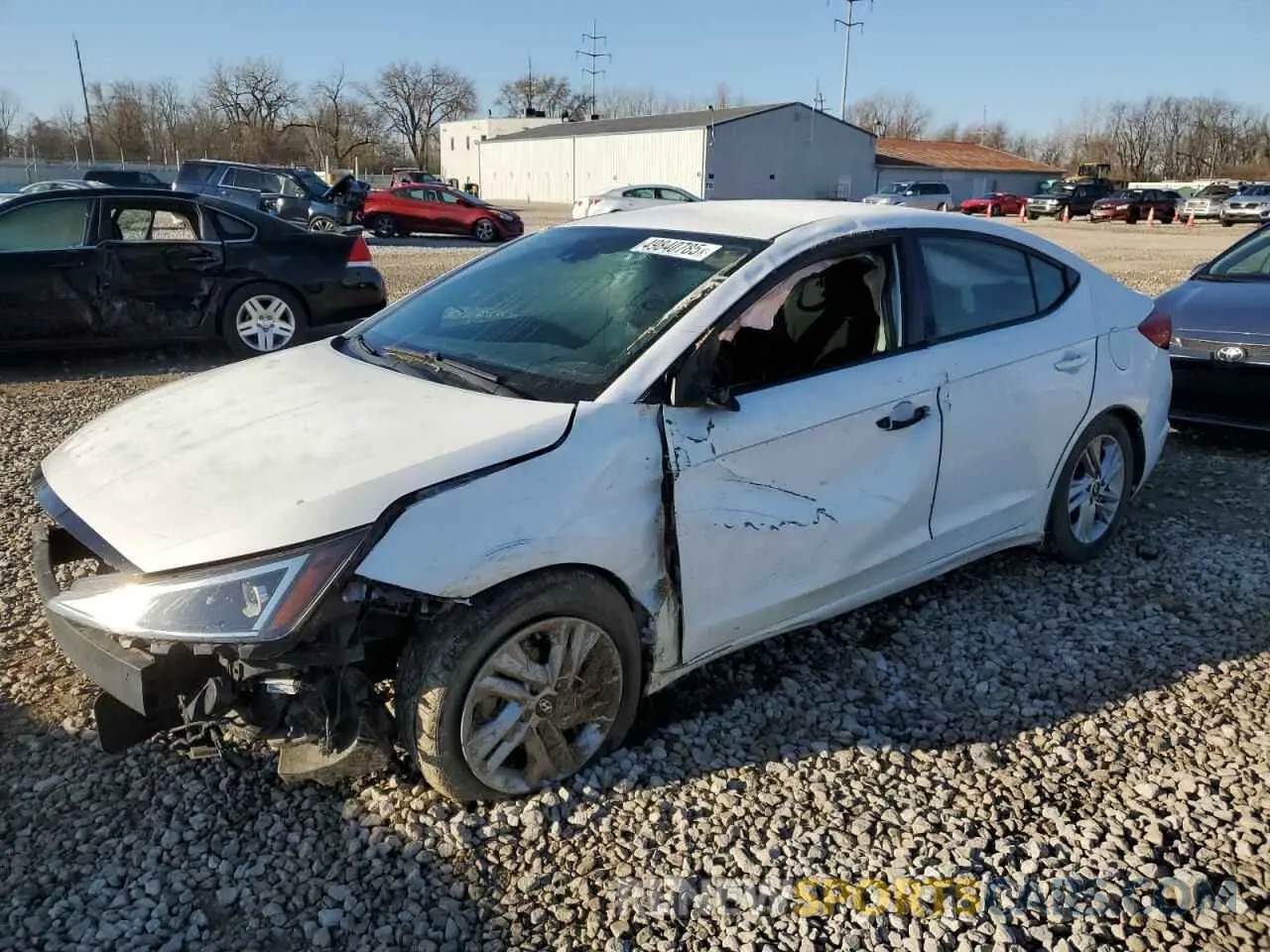 1 Photograph of a damaged car 5NPD84LF2LH546758 HYUNDAI ELANTRA 2020
