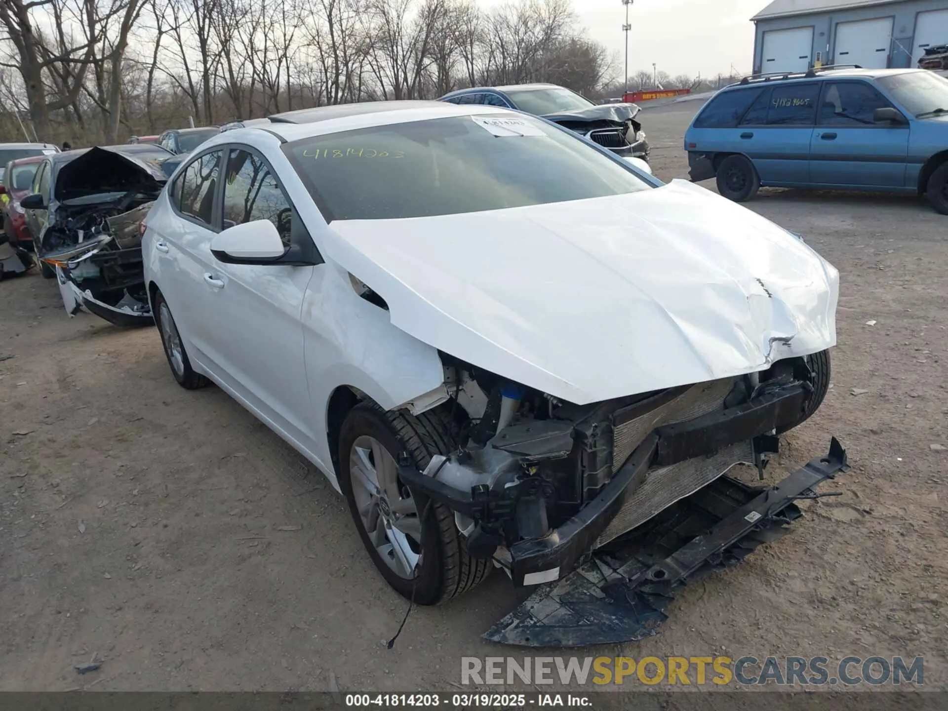 1 Photograph of a damaged car 5NPD84LF2LH601712 HYUNDAI ELANTRA 2020
