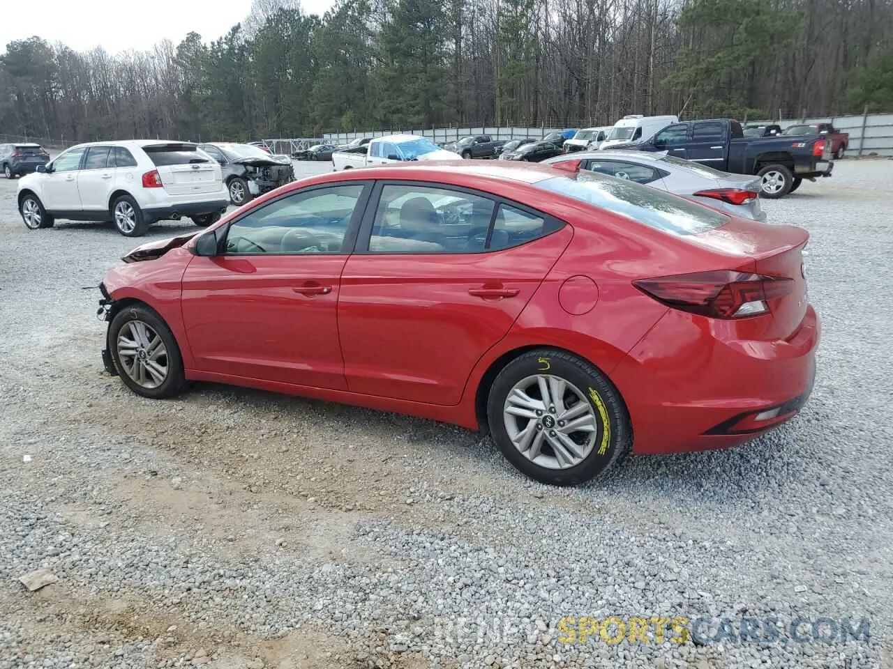 2 Photograph of a damaged car 5NPD84LF2LH623869 HYUNDAI ELANTRA 2020